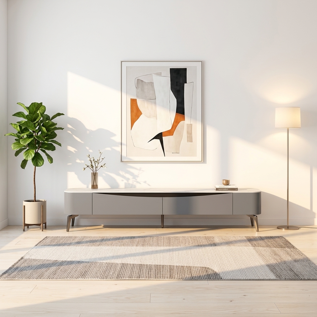 雲田灰微晶石電視櫃